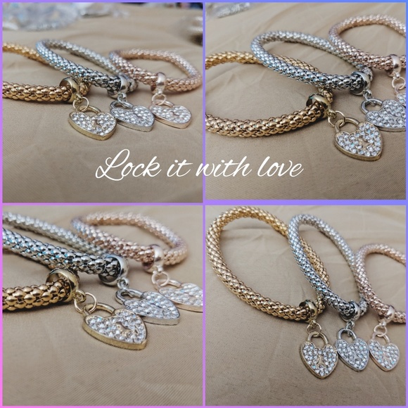 Trio of Life Stretchy Bracelets 🎵🧿♥️🦋 - Picture 5 of 8